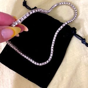 16” costume - tennis style necklace